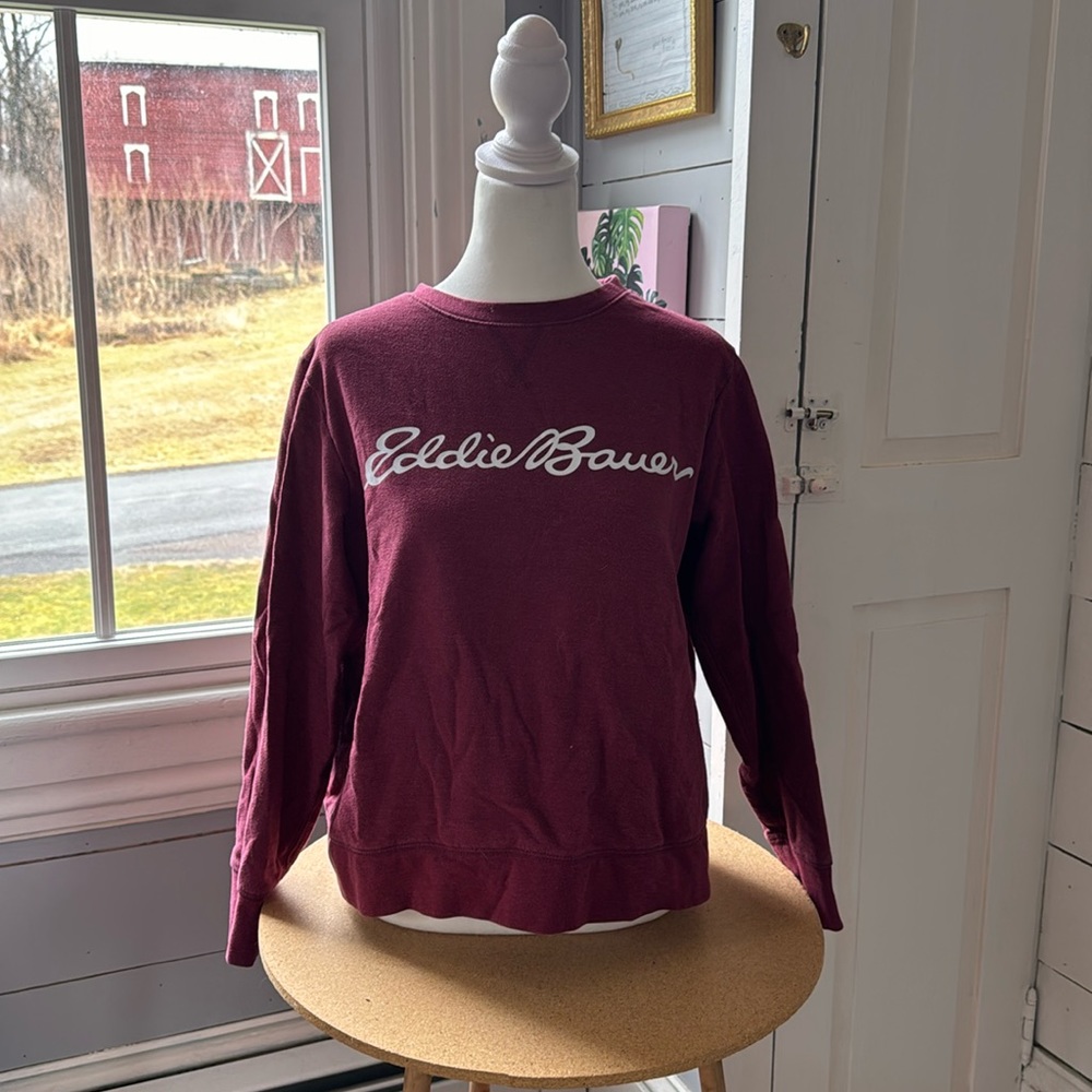 Eddie Bauer Maroon Sweatshirt